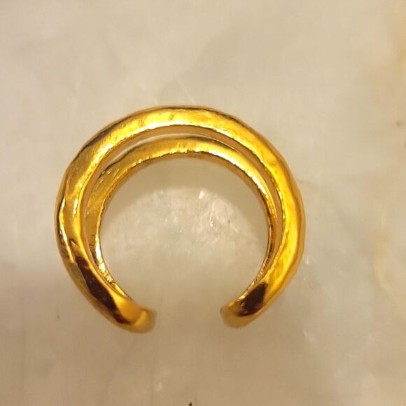 NWT Gorjana Teagan Ring Sz 6 Layering Stacking Boho Feminine 18k Gold Dainty - Picture 6 of 8
